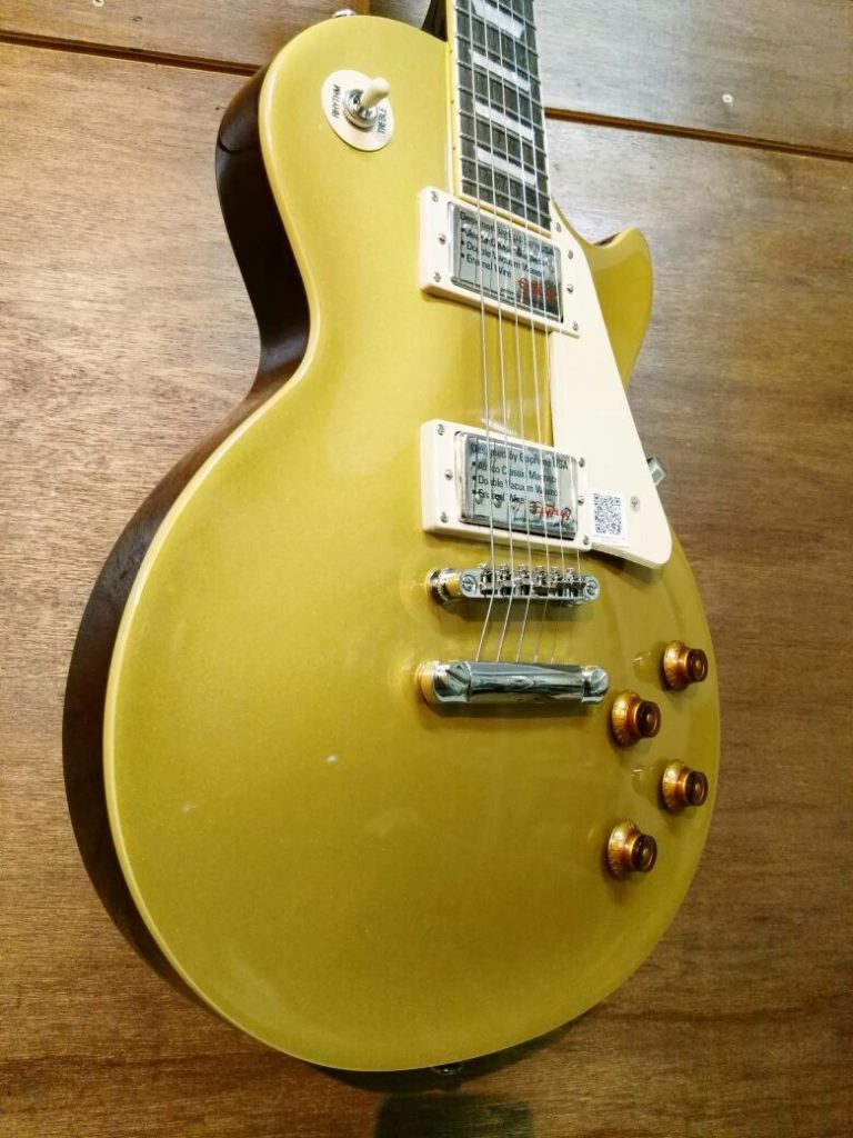 EPIPHONE LES PAUL STANDARD, METALLIC GOLD Sandman Guitar Centre